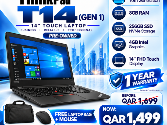 Lenovo ThinkPad T14 Gen 1 | Core i5 10th Gen | 8GB RAM | 256GB SSD